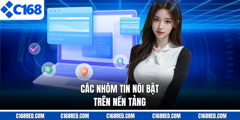 Các nhóm tin nổi bật trên nền tảng