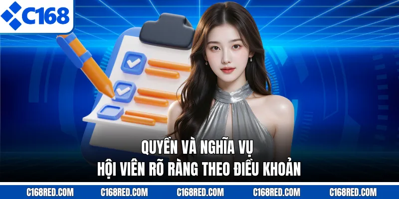 Quyền và nghĩa vụ hội viên rõ ràng theo điều khoản
